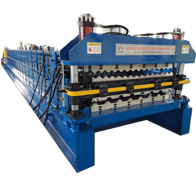 Double Layer Metal Roofing Sheet Roll Forming Machine