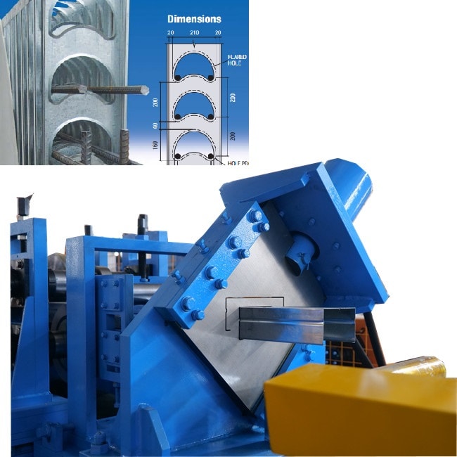 Structural Wall Stud and Track Roll Forming Machine