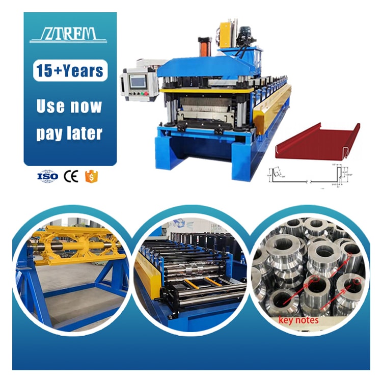 Color Steel Standing Seam Roll Forming Machine