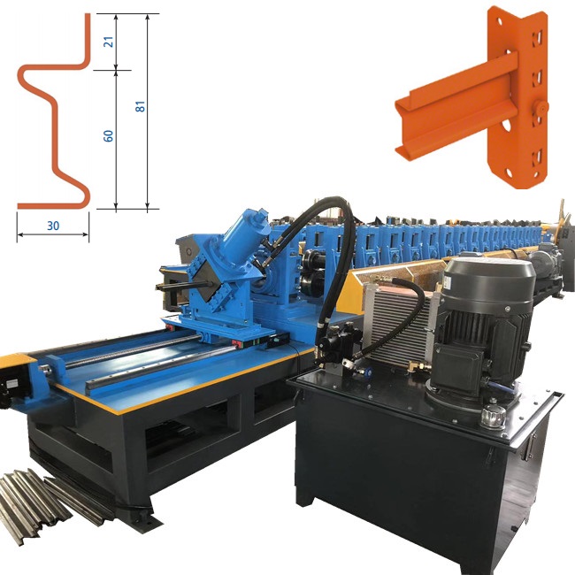 Pallet Rack Step Beams Roll Forming Machine