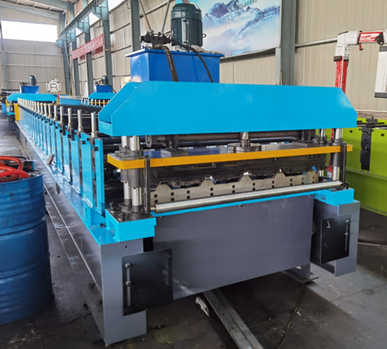 European Style Strong Screw-down Trapezoidal Roofing Sheet Rolling Forming Machine