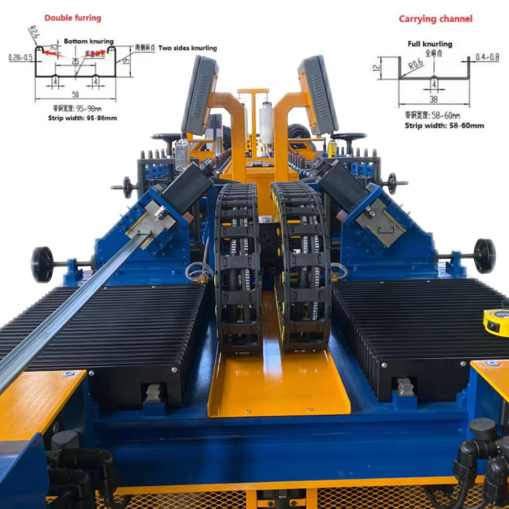 Read more about the article Double Furring and Channel Roll Forming Machine