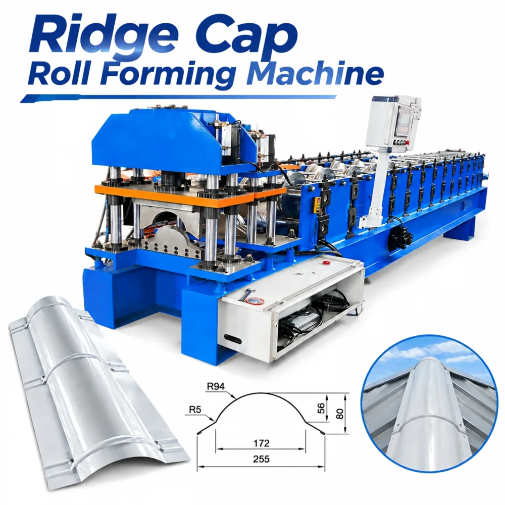 111-1789453636-NFLM Automatic Ridge Cap Roll Forming Machine for Metal Roofing Ridge Caps - 20260915274
