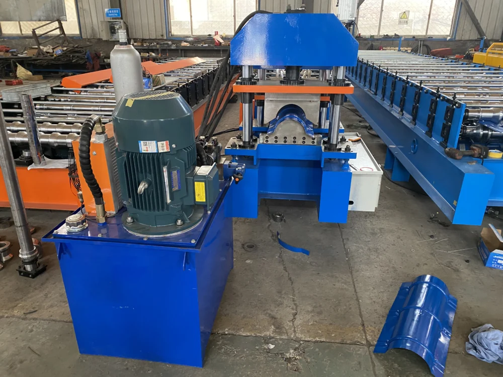 10-1789453649-911P Automatic Ridge Cap Roll Forming Machine for Metal Roofing Ridge Caps - 10 1789453649 911P