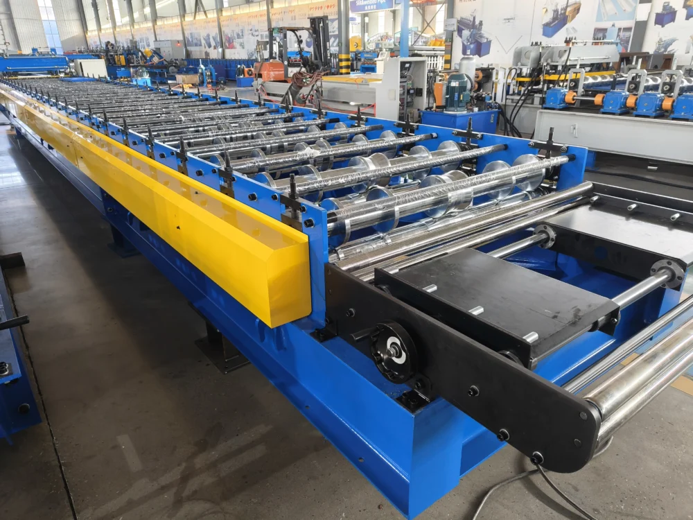 13-1789632679-tPKl High Speed Color Steel Trapezoid Roof Panel Making Machine Production - "