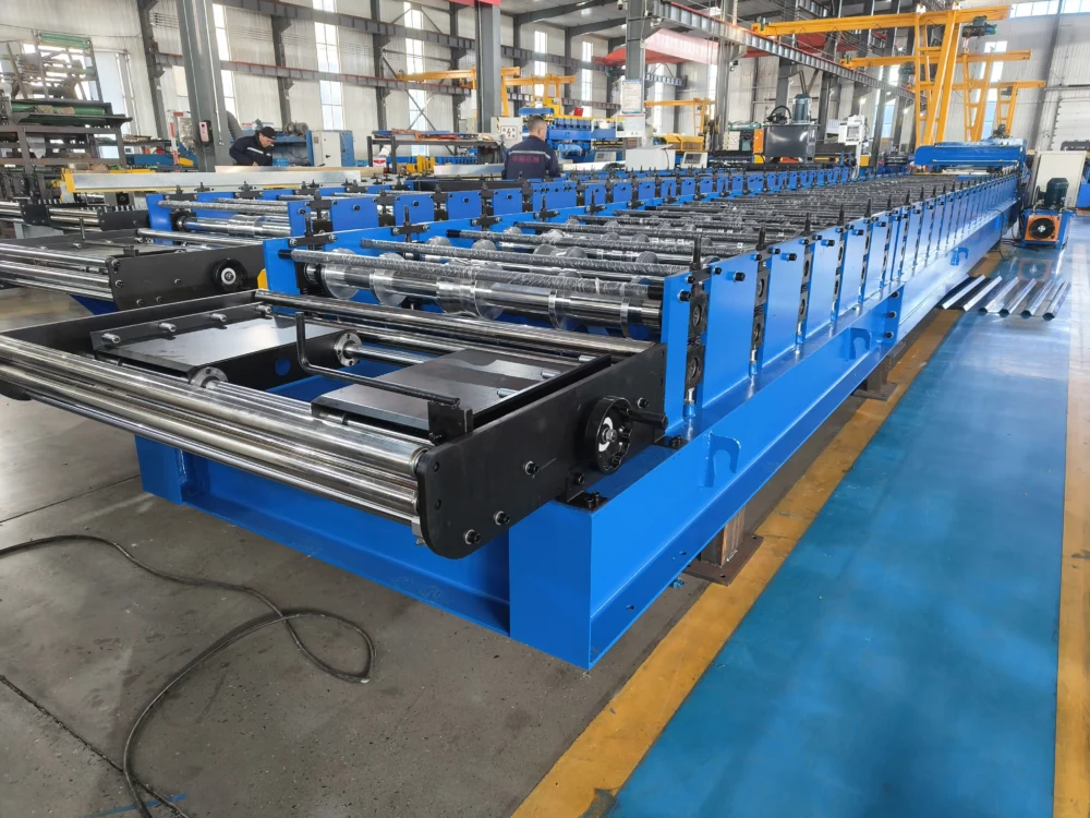 14-1789632687-2WfF High Speed Color Steel Trapezoid Roof Panel Making Machine Production - "