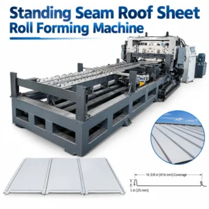 Standing Seam Roof Sheet Roll Forming Machine for Metal Roofing & Clad - 20260921916