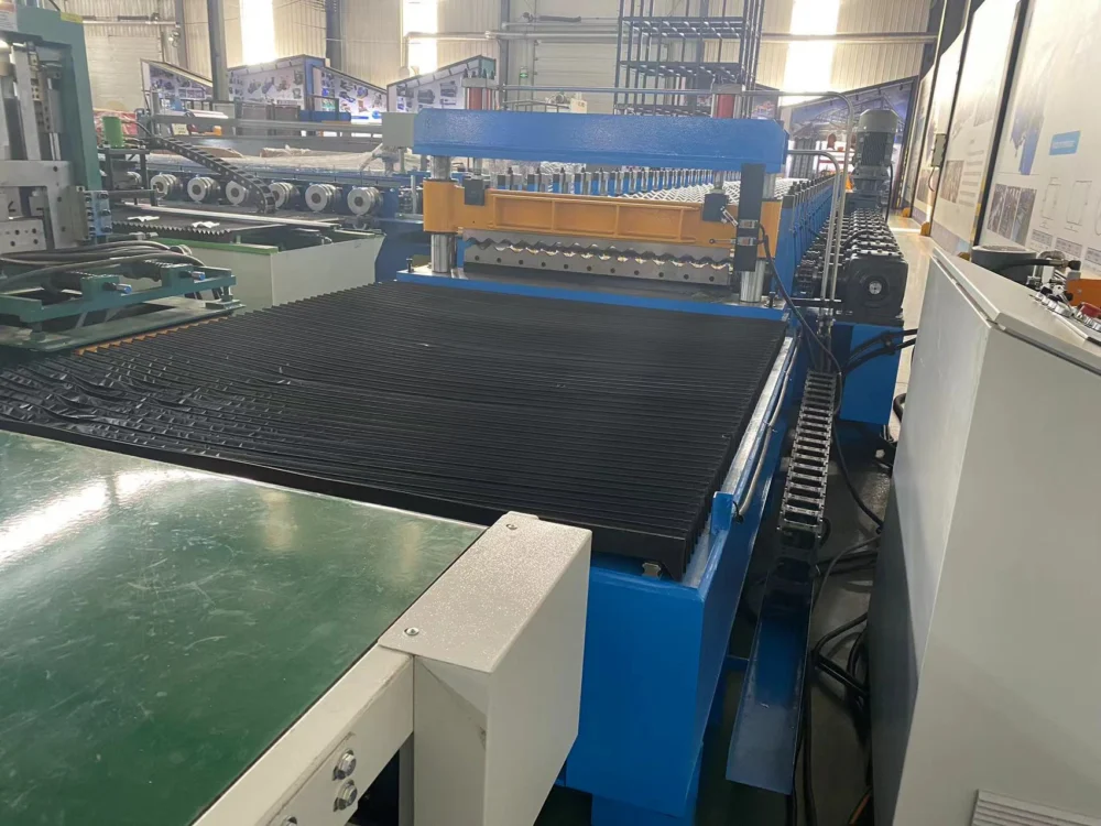 corrugated11-1790061804-LKAf Automatic Corrugated Roof Sheet Roll Forming Machine for Color Coated - "