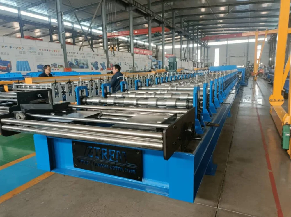4-1790662405-KJWe PLC-Controlled Trapezoid Roofing Sheet Roll Forming Machine - 4 1790662405 KJWe