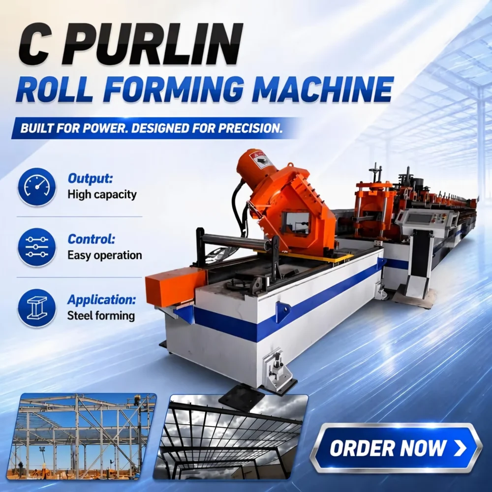 111-1791788103-SPs4 C Purlin Roll Forming Machine Automatic High-Speed C Purlin Production - 20261012323