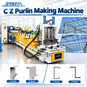 Automatic CZ Purlin Making Machine High-Speed C and Z Purlin Productio - 20261014808
