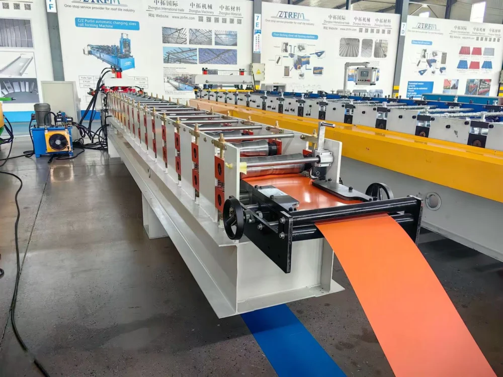 13-1792979454-wz5c Hydraulic Ridge Cap Roll Forming Machine for Metal Roofing - 13 1792979454 wz5c