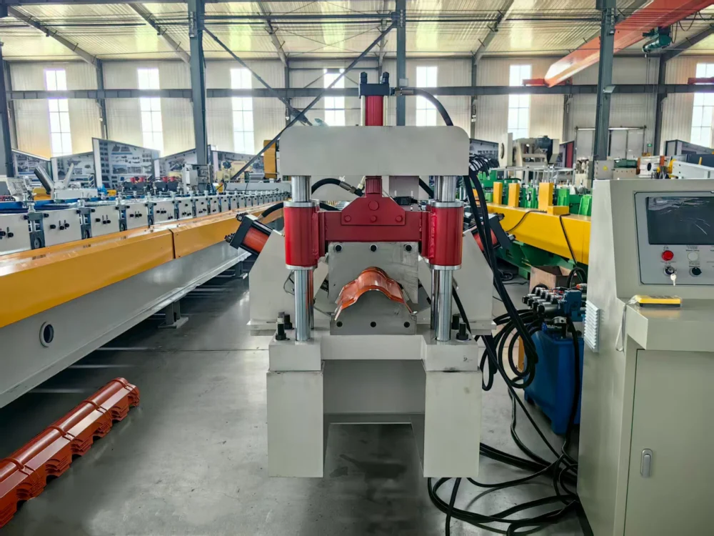 12-1792979449-PPjF Hydraulic Ridge Cap Roll Forming Machine for Metal Roofing - 12 1792979449 PPjF
